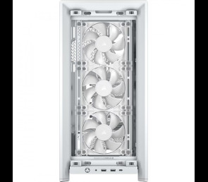 Obudowa Corsair FRAME 4000D RS White Mid Tower ATX modułowa z wentylatorami