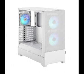Obudowa Fractal Design Pop Air TG Clear Tint RGB biała midi tower
