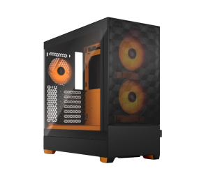 Obudowa Fractal Design Pop Air TG Clear Tint RGB pomarańczowa Midi Tower
