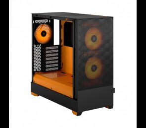 Obudowa Fractal Design Pop Air TG Clear Tint RGB pomarańczowa Midi Tower