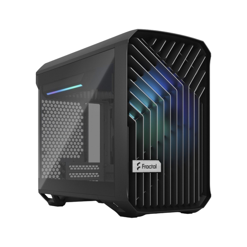 Obudowa Fractal Design Torrent Nano RGB Mini Tower czarna z podświetleniem Obudowa Fractal Design Torrent Nano RGB Mini Tower czarna z podświetleniem