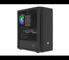 Obudowa Fury Shobo SH4 RGB Midi Tower z hartowanym szkłem czarna