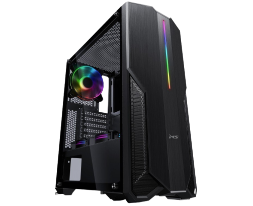 Obudowa gamingowa PC MS FIGHTER V310 Midi Tower czarna RGB