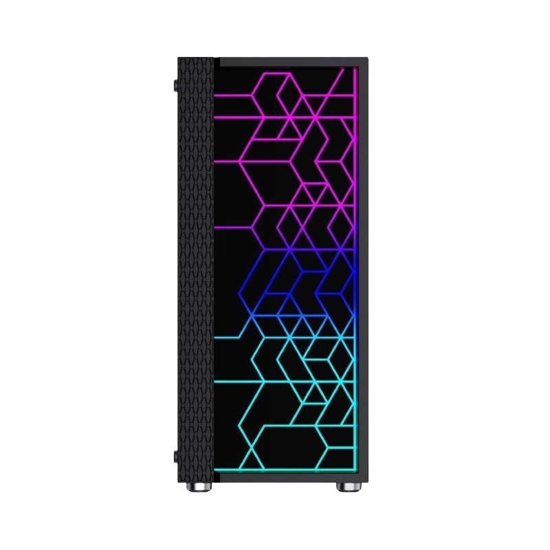 Obudowa Gembird Fornax 2500 RGB Midi Tower z hartowanym szkłem Obudowa Gembird Fornax 2500 RGB Midi Tower z hartowanym szkłem