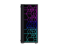Obudowa Gembird Fornax 2500 RGB Midi Tower z hartowanym szkłem Obudowa Gembird Fornax 2500 RGB Midi Tower z hartowanym szkłem
