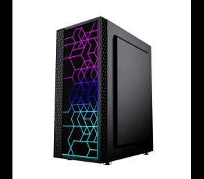 Obudowa Gembird Fornax 2500 RGB Midi Tower z hartowanym szkłem