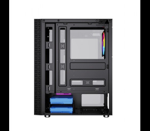 Obudowa Gembird Fornax 2500 RGB Midi Tower z hartowanym szkłem