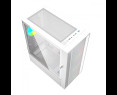 Obudowa Gembird Midi Tower Fornax 4000 ARGB biała gamingowa z panelem szklanym Obudowa Gembird Midi Tower Fornax 4000 ARGB biała gamingowa z panelem szklanym