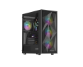 Obudowa Genesis Diaxid 605 ARGB MIDI TOWER USB-C czarna elegancka Obudowa Genesis Diaxid 605 ARGB MIDI TOWER USB-C czarna elegancka