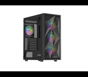 Obudowa Genesis Diaxid 605 ARGB MIDI TOWER USB-C czarna elegancka