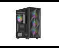 Obudowa Genesis Diaxid 605 ARGB MIDI TOWER USB-C czarna elegancka Obudowa Genesis Diaxid 605 ARGB MIDI TOWER USB-C czarna elegancka
