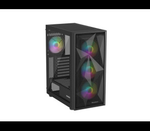 Obudowa Genesis Diaxid 605 ARGB MIDI TOWER USB-C czarna elegancka