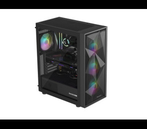Obudowa Genesis Diaxid 605 ARGB MIDI TOWER USB-C czarna elegancka