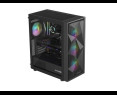 Obudowa Genesis Diaxid 605 ARGB MIDI TOWER USB-C czarna elegancka Obudowa Genesis Diaxid 605 ARGB MIDI TOWER USB-C czarna elegancka