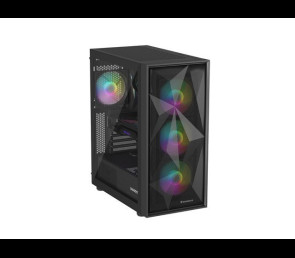 Obudowa Genesis Diaxid 605 ARGB MIDI TOWER USB-C czarna elegancka