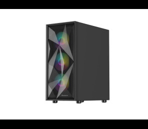 Obudowa Genesis Diaxid 605 ARGB MIDI TOWER USB-C czarna elegancka