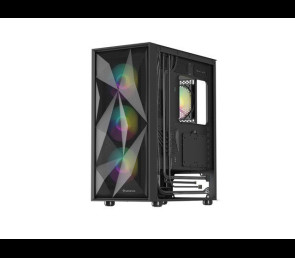 Obudowa Genesis Diaxid 605 ARGB MIDI TOWER USB-C czarna elegancka