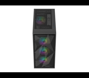 Obudowa Genesis Diaxid 605 ARGB MIDI TOWER USB-C czarna elegancka