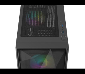Obudowa Genesis Diaxid 605 ARGB MIDI TOWER USB-C czarna elegancka