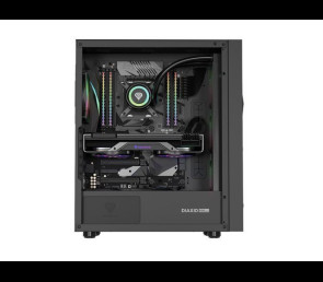 Obudowa Genesis Diaxid 605 ARGB MIDI TOWER USB-C czarna elegancka