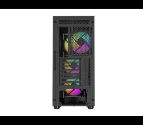 Obudowa Genesis Diaxid 605 ARGB MIDI TOWER USB-C czarna elegancka