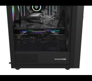 Obudowa Genesis Diaxid 605 ARGB MIDI TOWER USB-C czarna elegancka