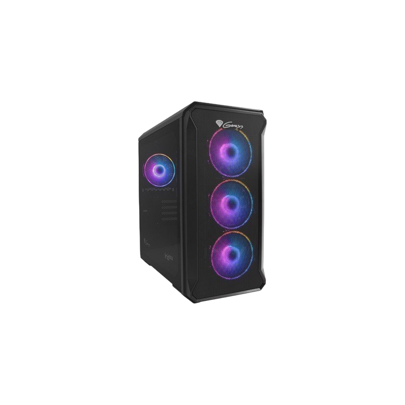 Obudowa Genesis Irid 503 V2 Micro Tower ARGB z wentylatorami USB 3.0 Obudowa Genesis Irid 503 V2 Micro Tower ARGB z wentylatorami USB 3.0