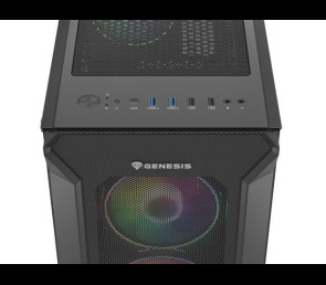 Obudowa Genesis Irid 505 V2 ARGB midi tower z oknem USB 3.0