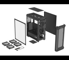Obudowa Genesis Irid 505 V2 ARGB midi tower z oknem USB 3.0