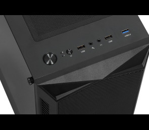 Obudowa iBOX Lupus 27 RGB Midi Tower z hartowanym szkłem