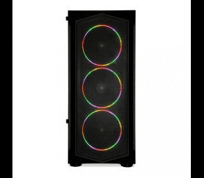 Obudowa iBOX Lupus 27 RGB Midi Tower z hartowanym szkłem