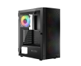 Obudowa Komputerowa Logic Aramis ARGB MIDI czarna z wentylatorami LED Obudowa Komputerowa Logic Aramis ARGB MIDI czarna z wentylatorami LED