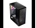Obudowa Komputerowa Logic Aramis ARGB MIDI czarna z wentylatorami LED Obudowa Komputerowa Logic Aramis ARGB MIDI czarna z wentylatorami LED