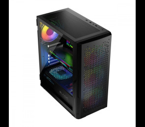 Obudowa Komputerowa Logic Aramis ARGB MIDI czarna z wentylatorami LED