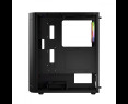 Obudowa Komputerowa Logic Aramis ARGB MIDI czarna z wentylatorami LED Obudowa Komputerowa Logic Aramis ARGB MIDI czarna z wentylatorami LED