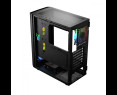 Obudowa Komputerowa Logic Aramis ARGB MIDI czarna z wentylatorami LED Obudowa Komputerowa Logic Aramis ARGB MIDI czarna z wentylatorami LED
