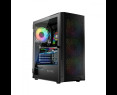 Obudowa Komputerowa Logic Aramis ARGB MIDI czarna z wentylatorami LED Obudowa Komputerowa Logic Aramis ARGB MIDI czarna z wentylatorami LED