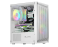 Obudowa Komputerowa Logic Atos ARGB Mini USB 3.0 biała gamingowa Obudowa Komputerowa Logic Atos ARGB Mini USB 3.0 biała gamingowa