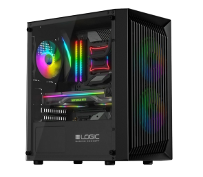 Obudowa komputerowa Logic Concept ATOS ARGB MINI USB 3.0 gamingowa czarna