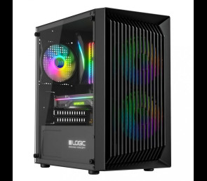 Obudowa komputerowa Logic Concept ATOS ARGB MINI USB 3.0 gamingowa czarna