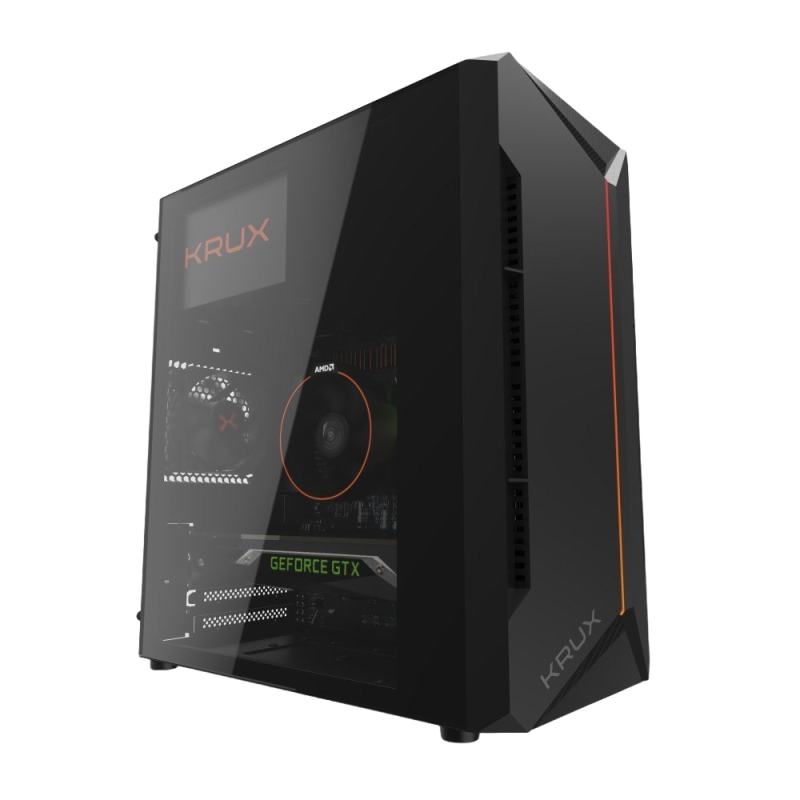 Obudowa Krux Astro ARGB kompaktowa mini tower dla graczy Obudowa Krux Astro ARGB kompaktowa mini tower dla graczy