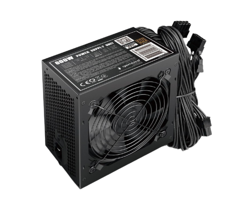 Gembird Zasilacz ATX 80+Bronze 600W z aktywnym PFC 12cm wentylator