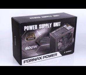 Gembird Zasilacz ATX 80+Bronze 600W z aktywnym PFC 12cm wentylator