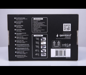 Gembird Zasilacz ATX 80+Bronze 600W z aktywnym PFC 12cm wentylator