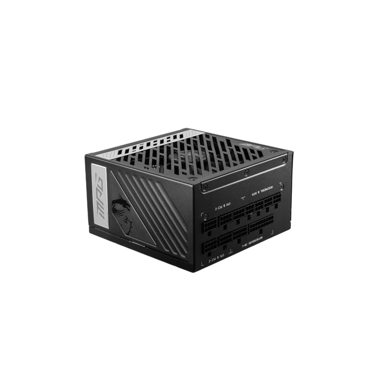 MSI Zasilacz MPG A1000G PCIE5 1000W 80PLUS GOLD modularny wydajny MSI Zasilacz MPG A1000G PCIE5 1000W 80PLUS GOLD modularny wydajny
