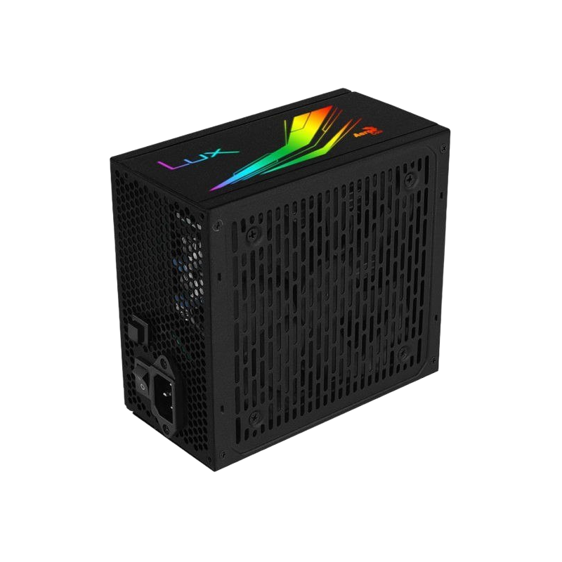 Zasilacz AeroCool LUX RGB 650W 80+Bronze cichy niebieski z RGB Zasilacz AeroCool LUX RGB 650W 80+Bronze cichy niebieski z RGB