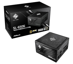 Zasilacz ASRock SL-650G 650W 80PLUS GOLD modularny z aktywnym PFC