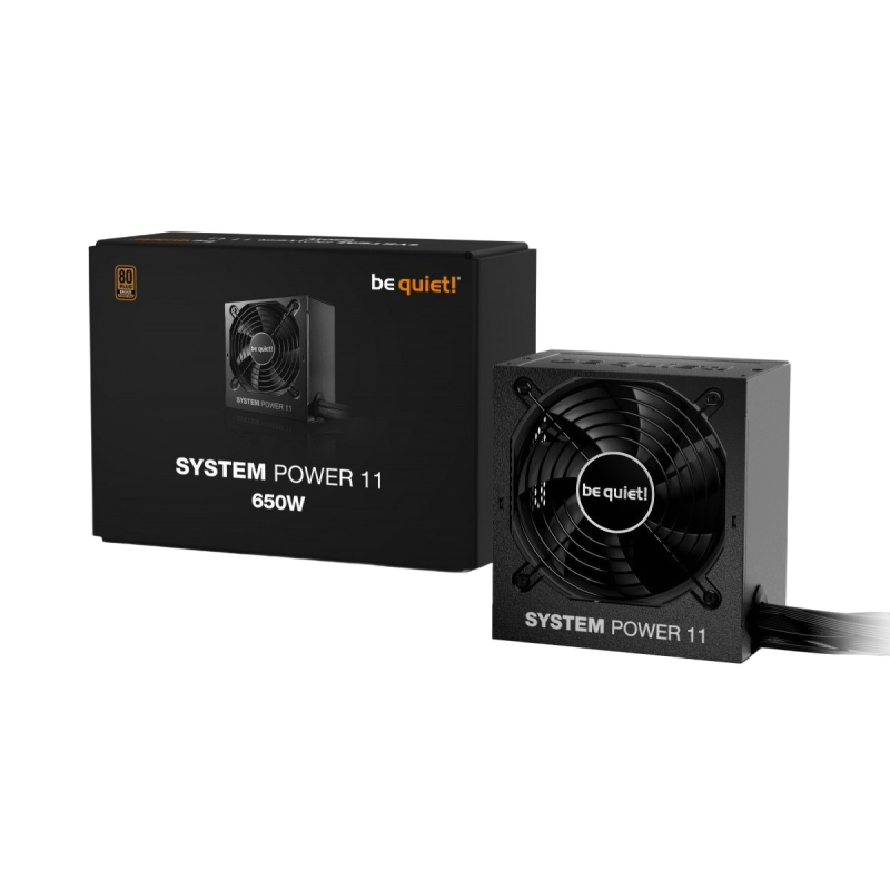 Zasilacz Be quiet! System Power 11 650W 80+ Bronze cichy i niezawodny Zasilacz Be quiet! System Power 11 650W 80+ Bronze cichy i niezawodny