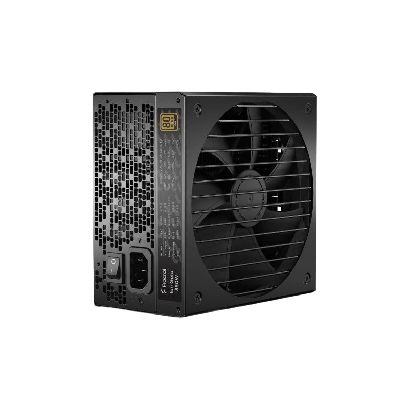 Zasilacz Fractal Design Ion Gold 850W 80+ GOLD modularny czarny Zasilacz Fractal Design Ion Gold 850W 80+ GOLD modularny czarny