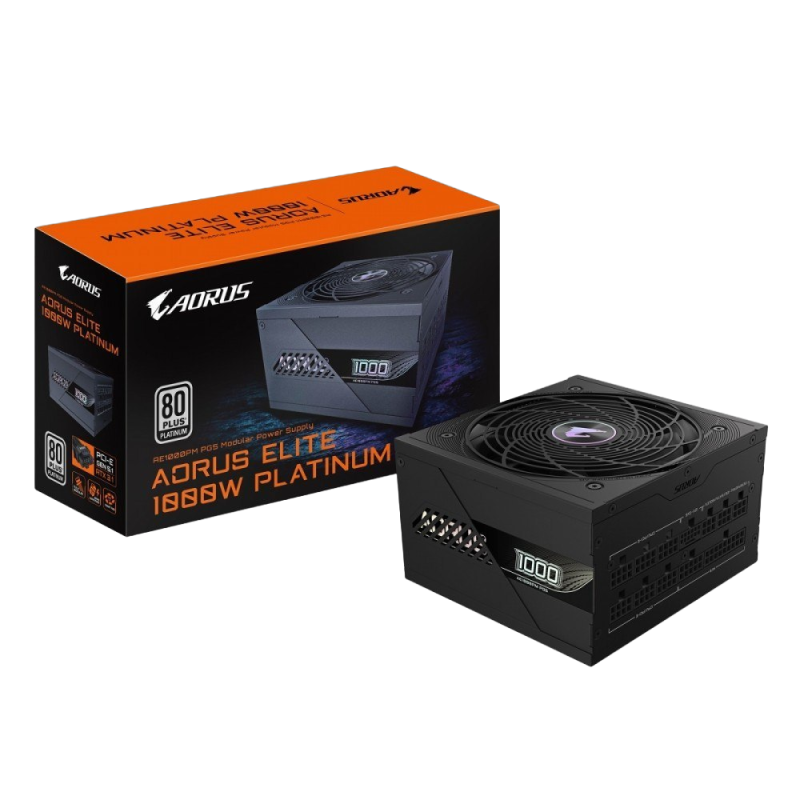Zasilacz Gigabyte GP-AE1000PM 1000W modularny z 80 PLUS Platinum Zasilacz Gigabyte GP-AE1000PM 1000W modularny z 80 PLUS Platinum